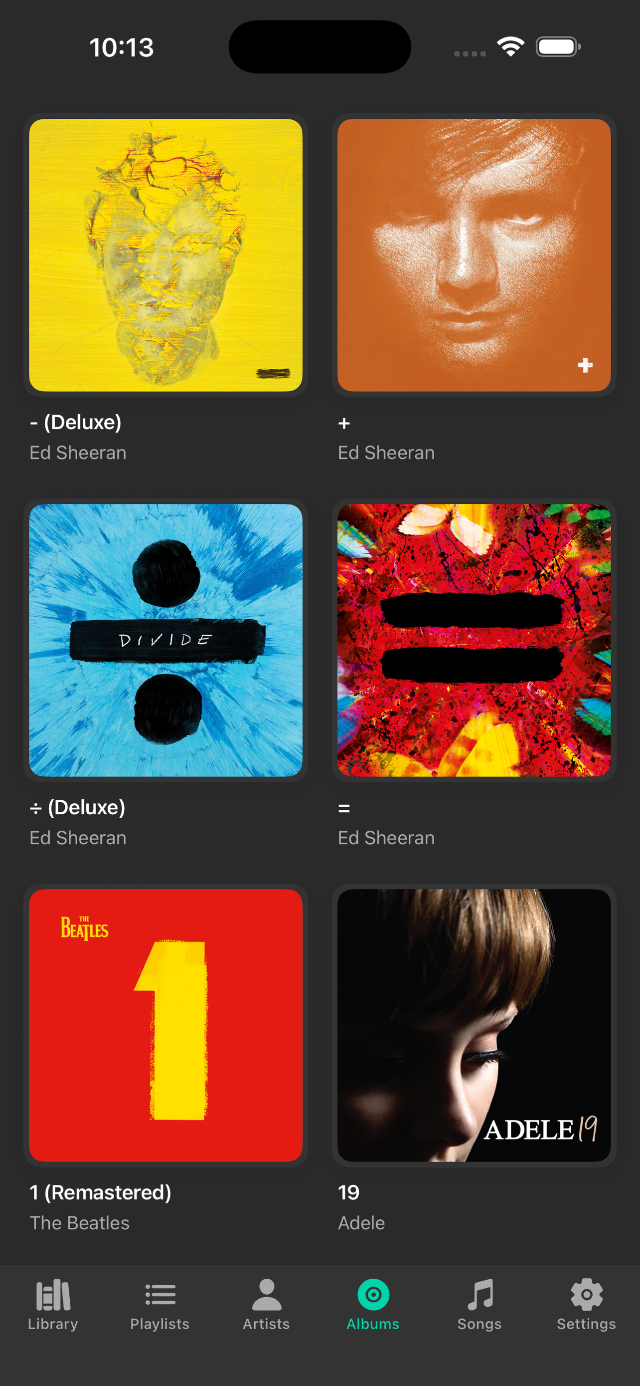 Beautiful Album Grid
